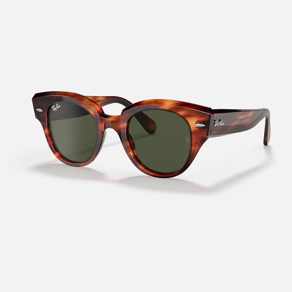 Ray-Ban Tortoise Shell Frame Sunglasses - Roundabout - Picture 5 of 8